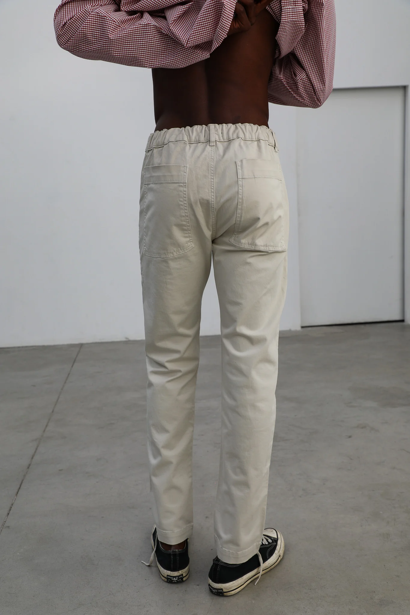 Button Comfy Pants Natural - Image 9