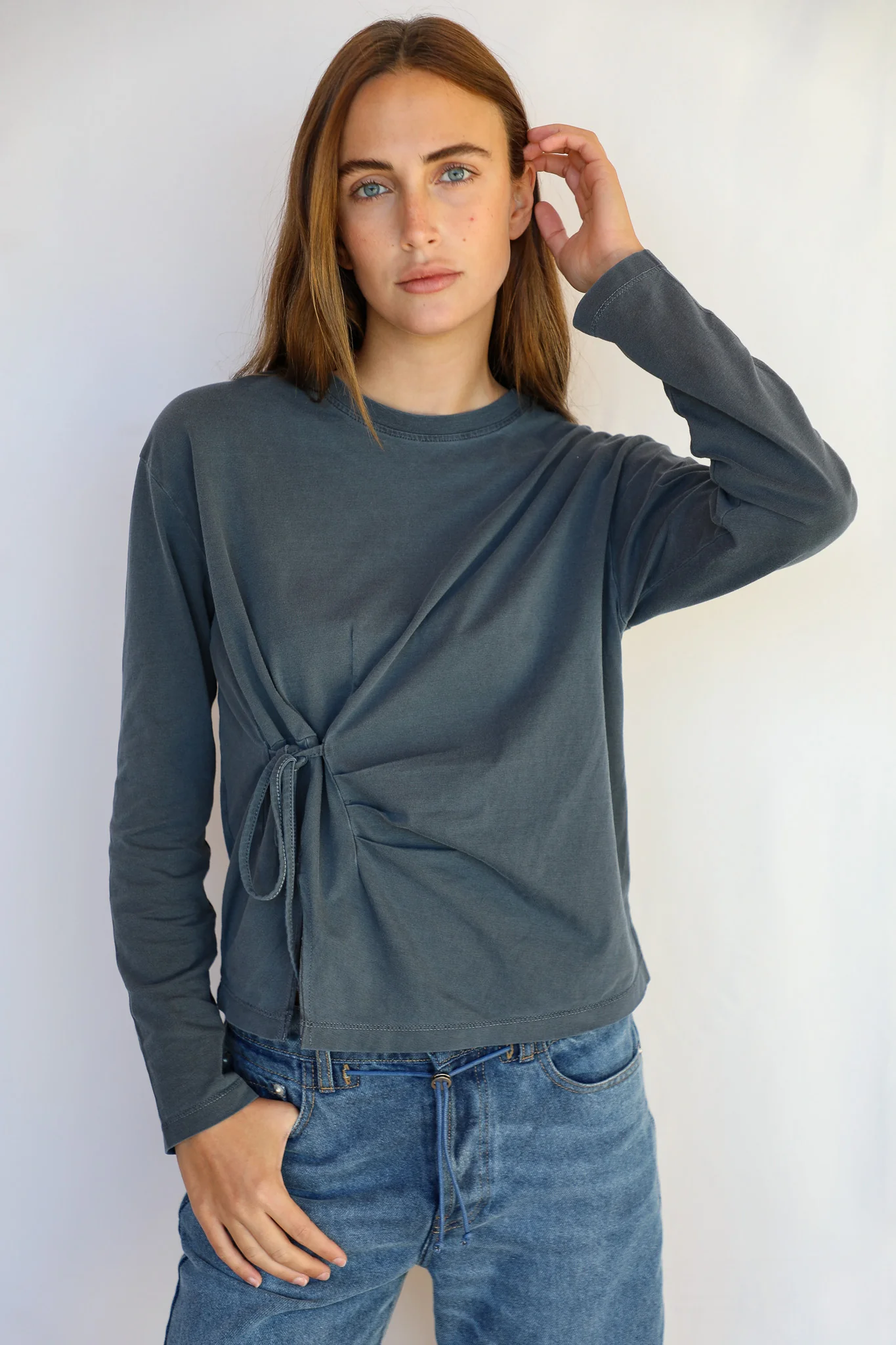 Loop T-Shirt Navy Blue - Image 8